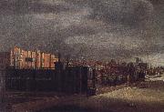 Cornelis Bol View of Arundel House and the West Garden oil on canvas
